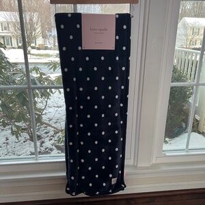 Kate Spade Throw Blanket NWT